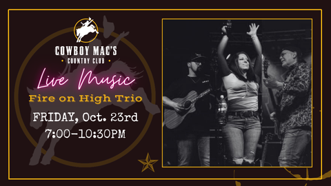 Live Music: Fire on High Trio