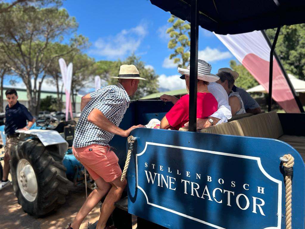 Stellenbosch wine tractor — photo 3
